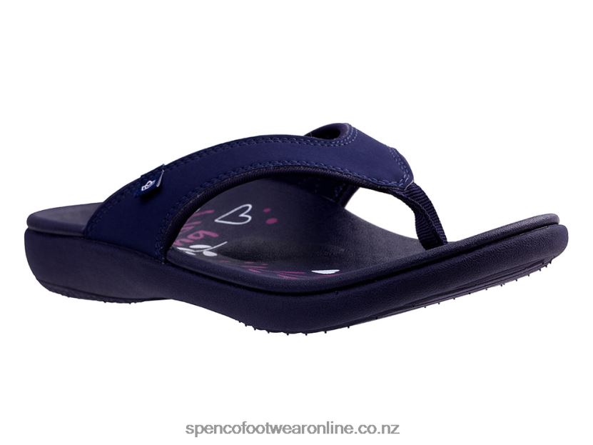 Women Spenco Footwear Yumi Rise Classic 426V8T108 Peacoat