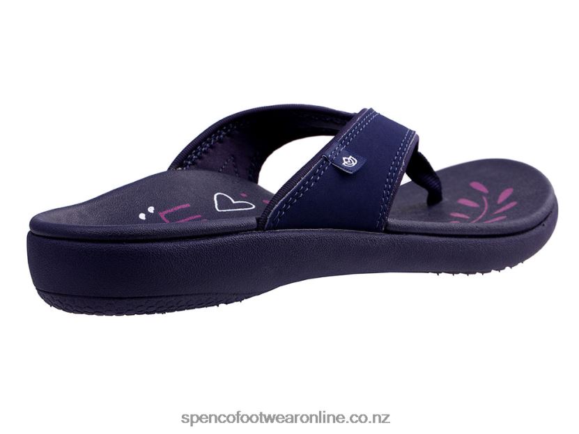 Women Spenco Footwear Yumi Rise Classic 426V8T108 Peacoat