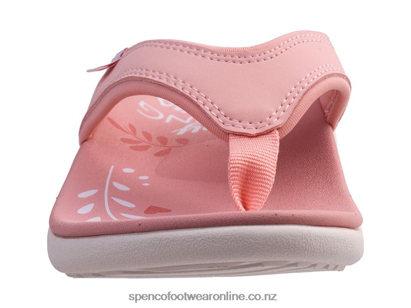 Women Spenco Footwear Yumi Rise Seasonal 426V8T109 Coral Cloud