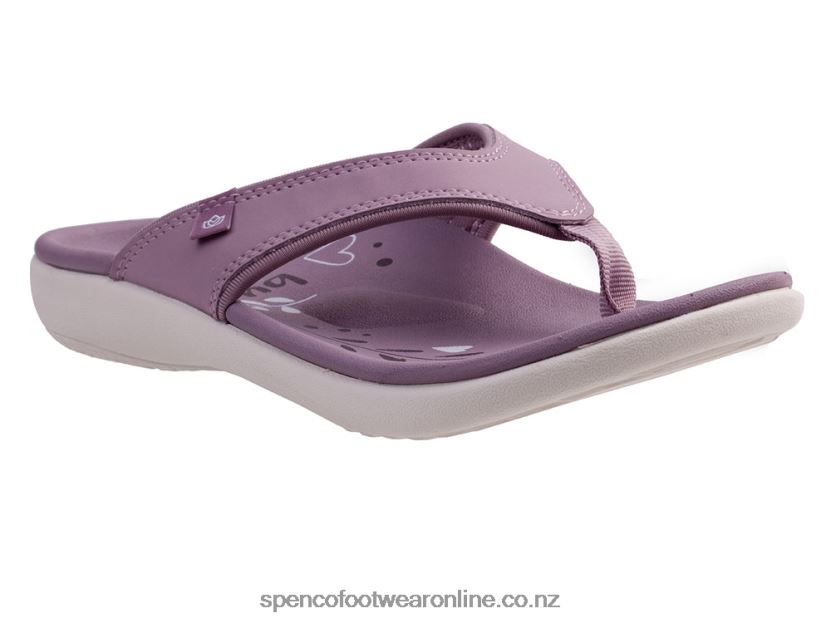 Women Spenco Footwear Yumi Rise Seasonal 426V8T110 Elderberry