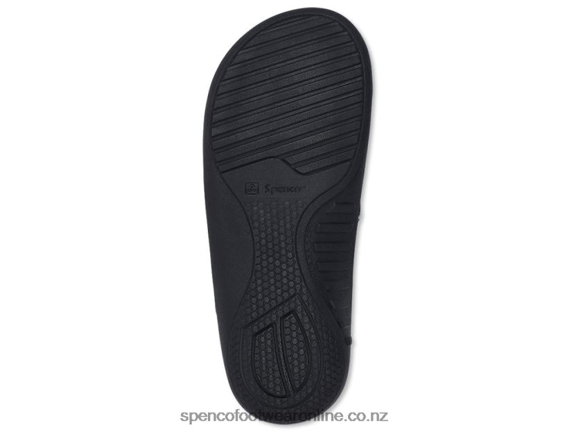 Women Spenco Footwear Yumi Snake 426V8T10 Black-White