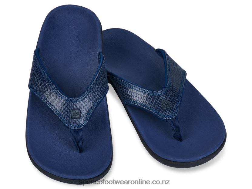 Women Spenco Footwear Yumi Snake 426V8T2 Black