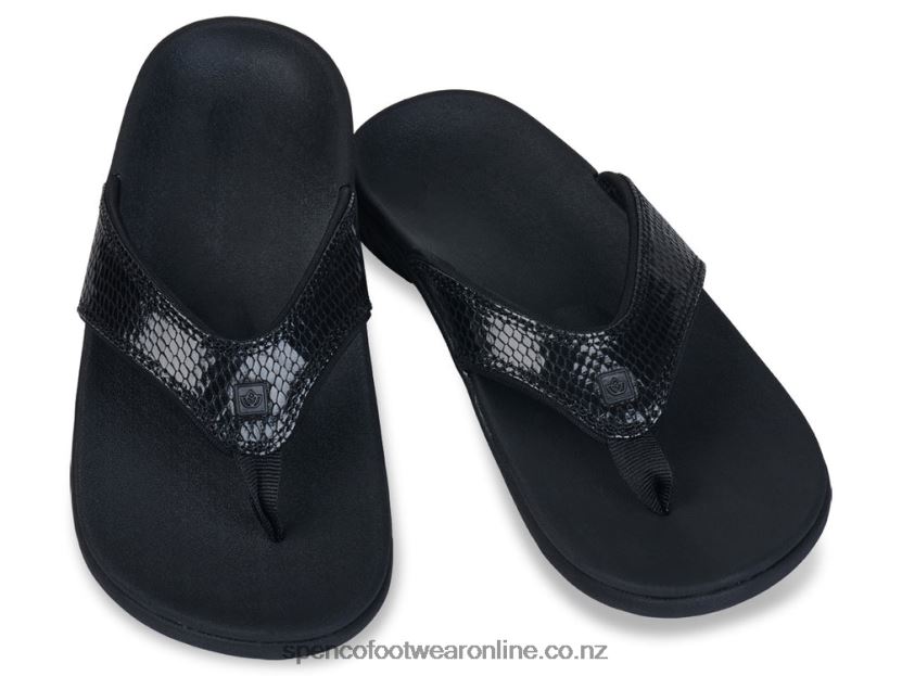 Women Spenco Footwear Yumi Snake 426V8T5 Grey Moon