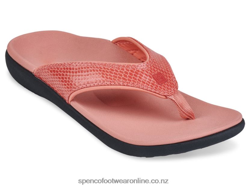 Women Spenco Footwear Yumi Snake 426V8T6 Terra Cotta