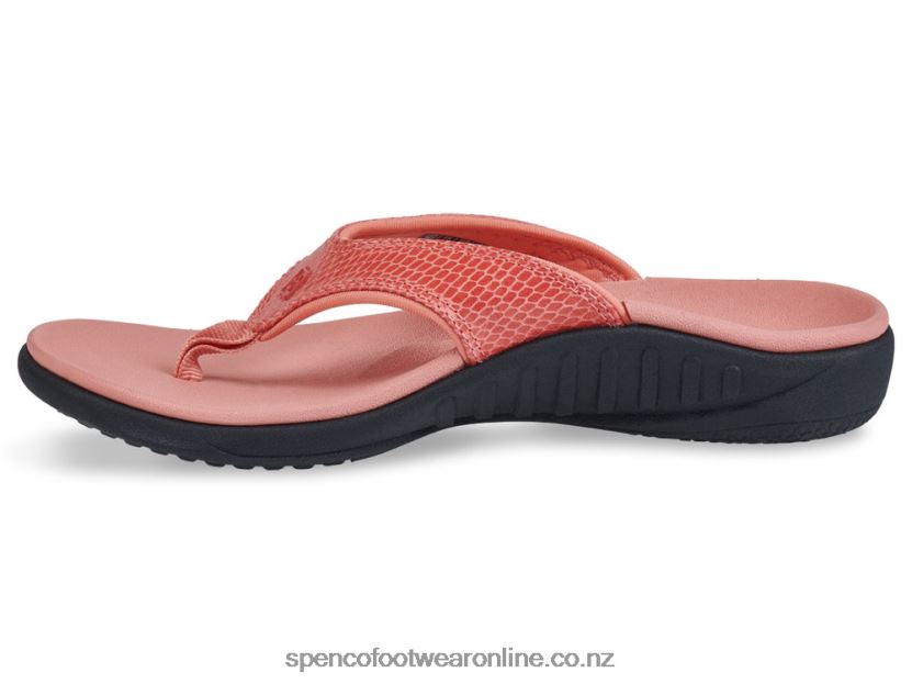 Women Spenco Footwear Yumi Snake 426V8T6 Terra Cotta