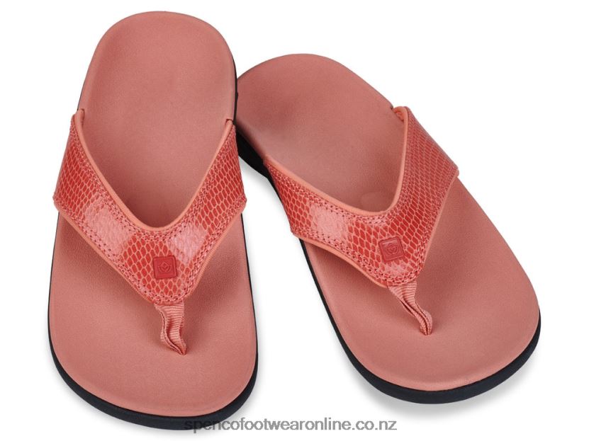 Women Spenco Footwear Yumi Snake 426V8T6 Terra Cotta