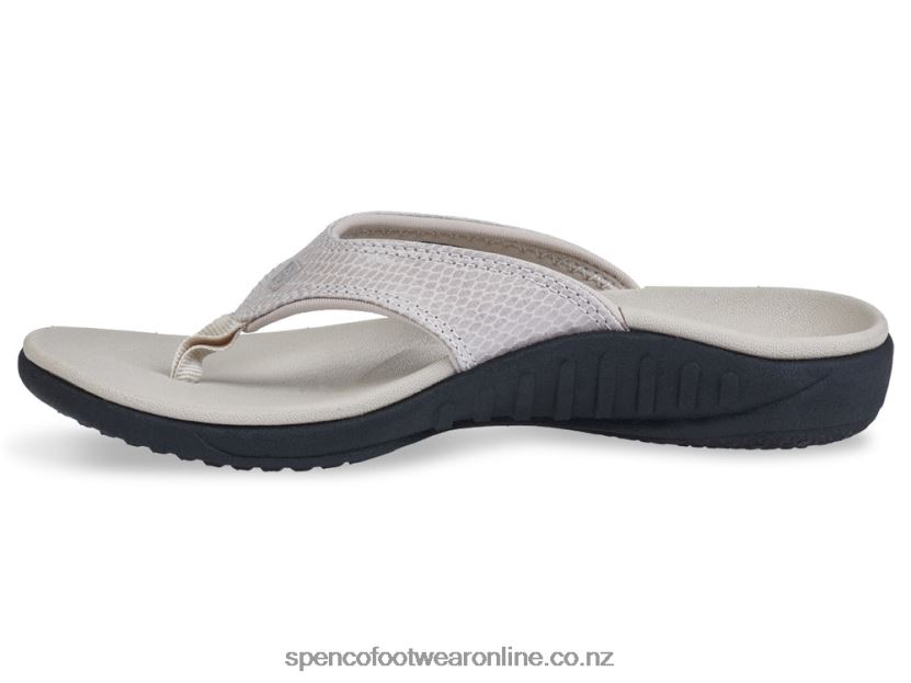 Women Spenco Footwear Yumi Snake 426V8T7 White