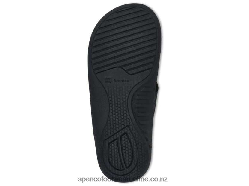 Women Spenco Footwear Yumi Wave 426V8T57 Black