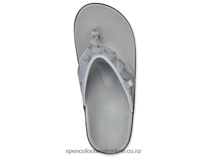 Women Spenco Footwear Yumi Wave 426V8T58 Grey