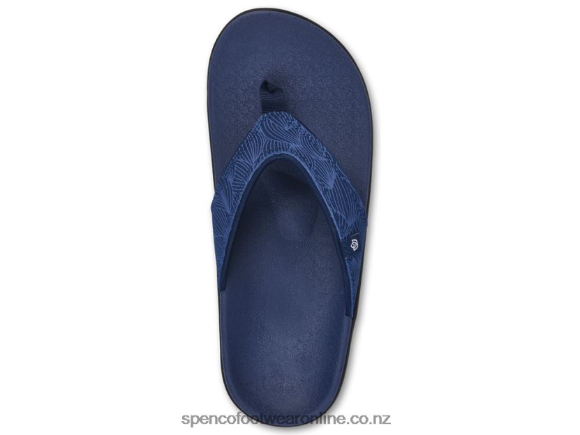 Women Spenco Footwear Yumi Wave 426V8T59 Patriot Blue